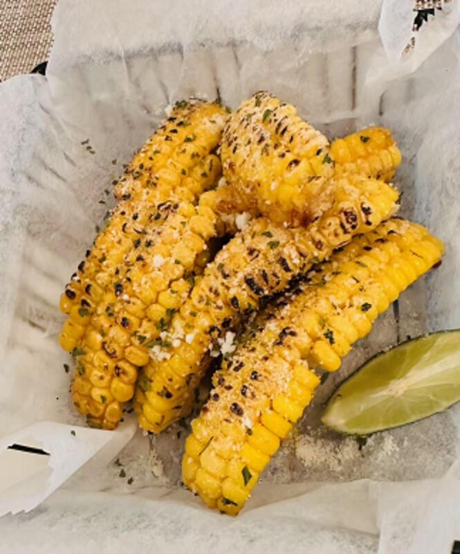 Grilled Cheese Corn Ribs